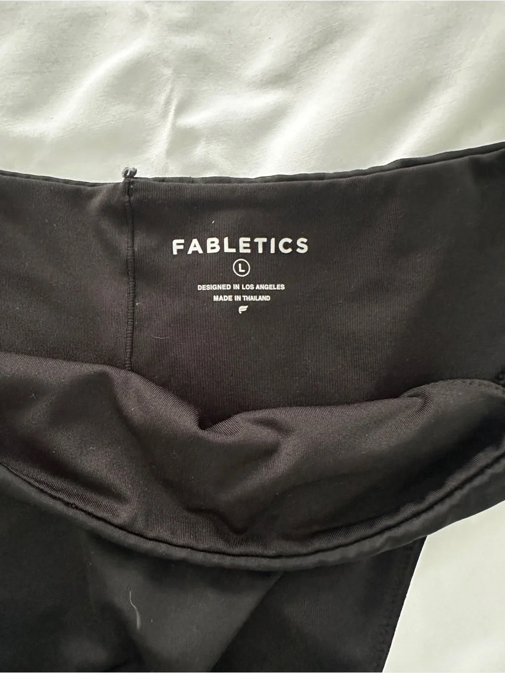 Fabletics Black Bikini Set with White Trim
